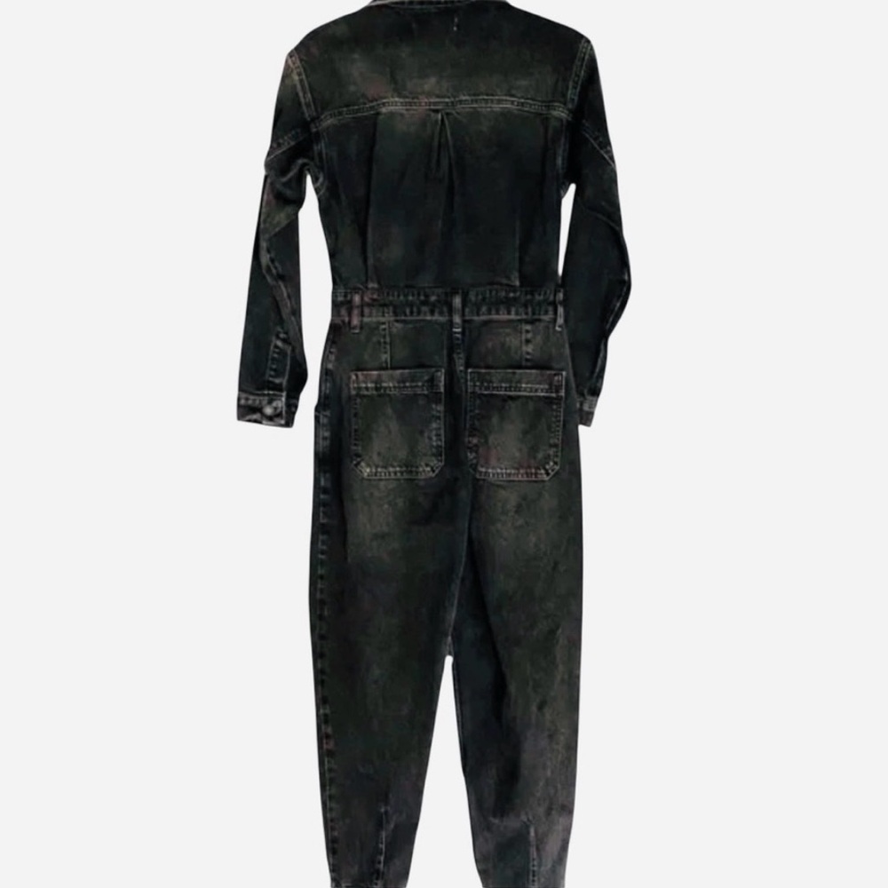 NWOT Free People We The Free Black Denim Maris - Picture 3 of 13